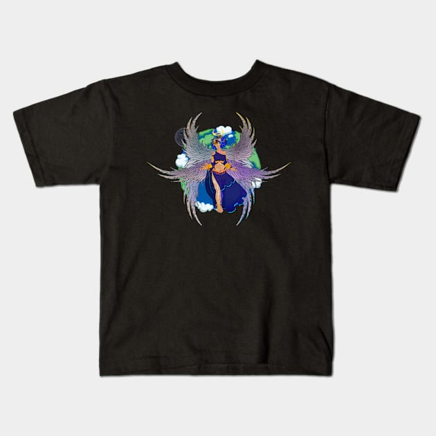 Earth Angel Kids T-Shirt by Living Dead Division